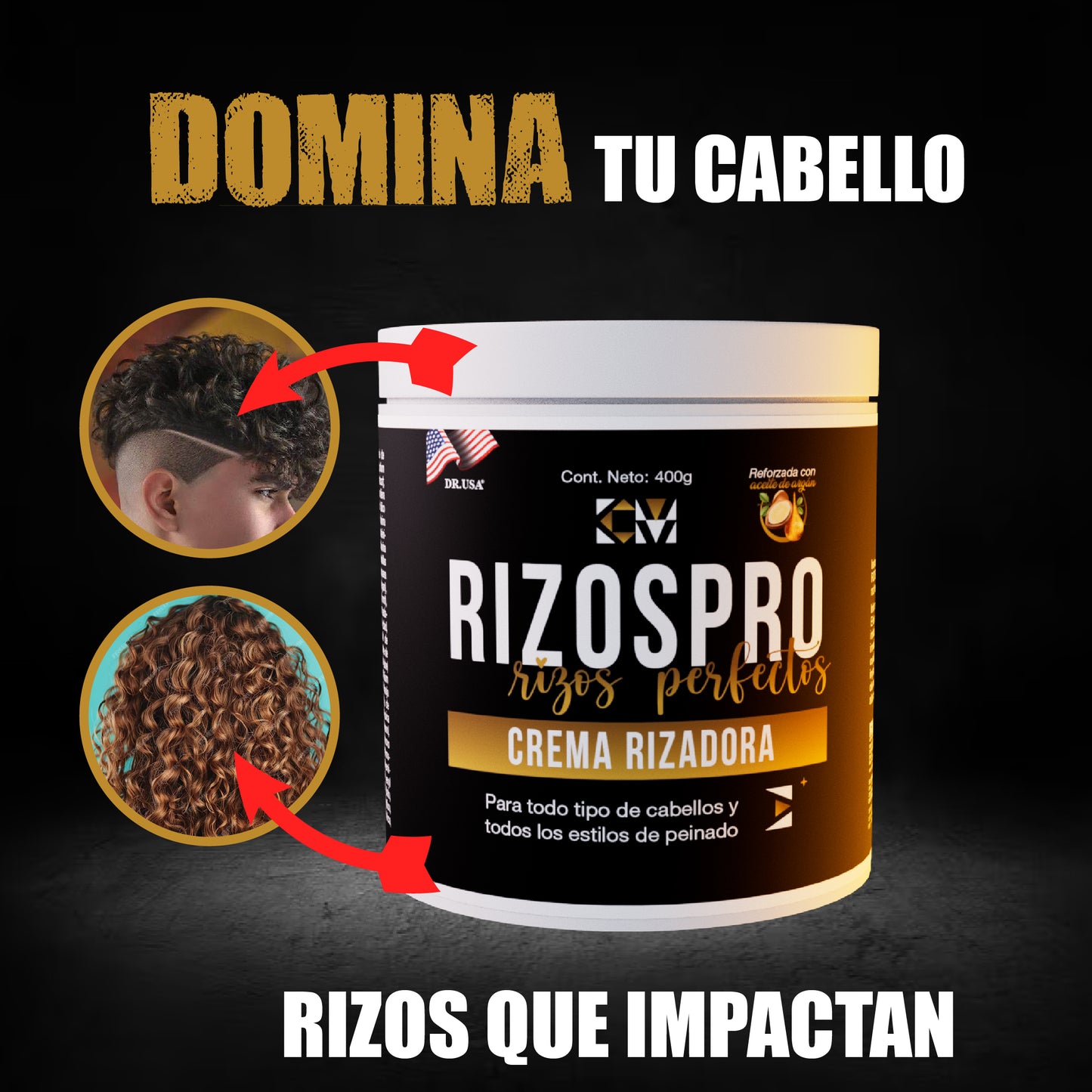 RIZOS PRO - RIZOS PERFECTOS (400gr)| Directamente desde USA 🇺🇸